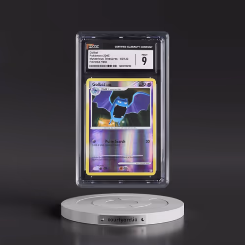 2007 Mysterious Treasures #50/123 Golbat - Reverse Holo (CGC 9 MINT)
