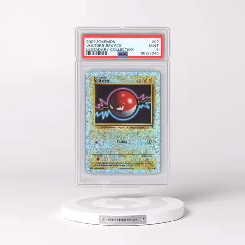 2002 Pokémon Legendary Collection #97 Voltorb - Reverse Foil (PSA 9 MINT)