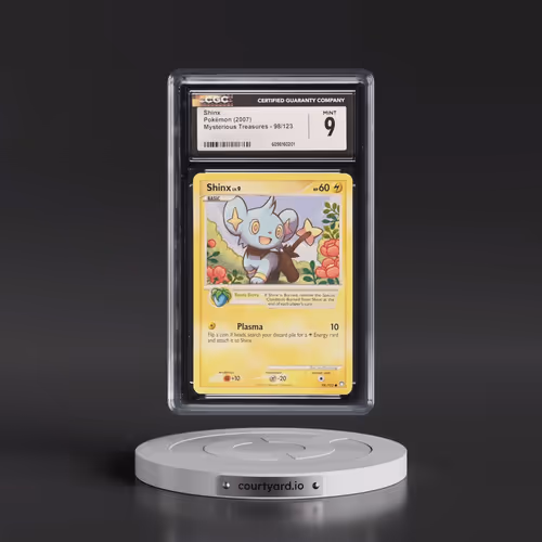 2007 Mysterious Treasures #98/123 Shinx (CGC 9 MINT)