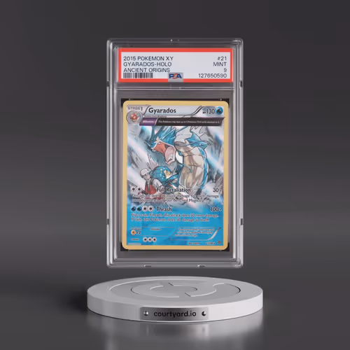 2015 Pokémon XY Ancient Origins #21 Gyarados - Holo (PSA 9 MINT)