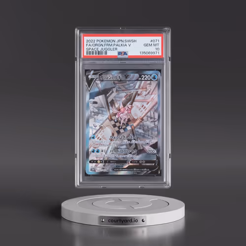2022 Pokémon Sword & Shield Space Juggler #071 Origin Forme Palkia V - Holo Full Art (PSA 10 GEM MIN