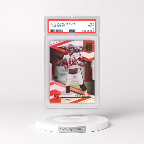 2020 Panini Donruss Elite #84 Tom Brady (PSA 9 MINT)