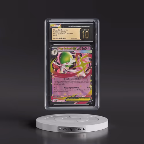 2025 Pokémon Meg EN-Mega Evolution #060 Mega Gardevoir EX - Holo (CGC 10 PRISTINE)