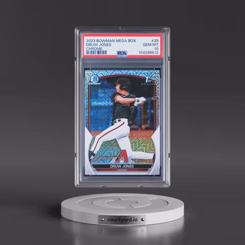 2023 Bowman Mega Box Chrome #25 Druw Jones (PSA 10 GEM MINT)