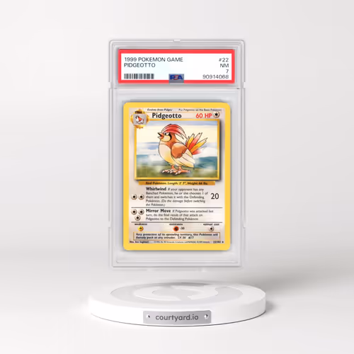 1999 Pokémon Game #22 Pidgeotto (PSA 7 NM)