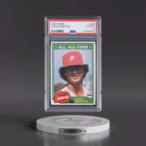 1981 Topps #630 Steve Carlton (PSA 6 EX-MT)
