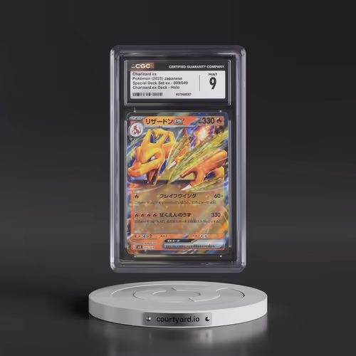 2023 Venusaur/Charizard/Blastoise Spec. Set ex #009/049 Charizard ex - Charizard ex Deck Holo (CGC 9