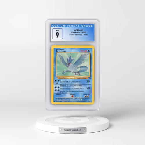 1999 Fossil #17/62 Articuno (CGC 9 MINT)