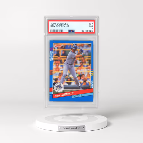 1991 Donruss #77 Ken Griffey Jr (PSA 7 NM)