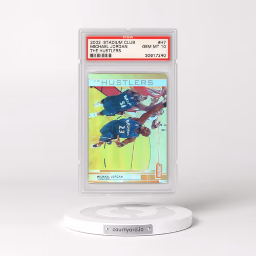 2002 Stadium Club the Hustlers #H7 Michael Jordan (PSA 10 GEM MINT)