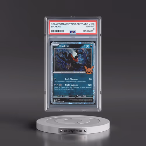 2024 Pokémon Trick or Trade #136 Darkrai (PSA 8 NM-MT)
