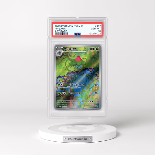2023 Pokémon Sv2a-Pokemon 151 #167 Ivysaur - Art Rare (PSA 10 GEM MINT)