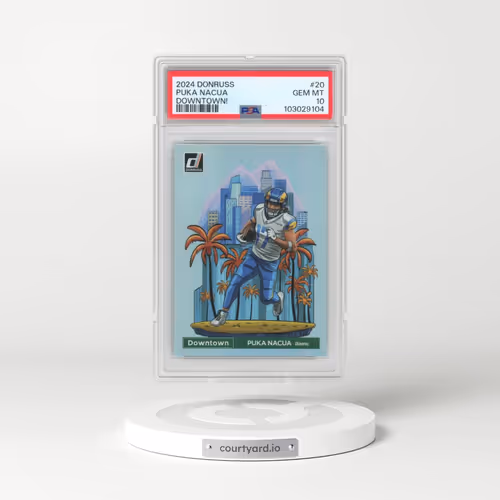 2024 Panini Donruss Downtown! #20 Puka Nacua (PSA 10 GEM MINT)