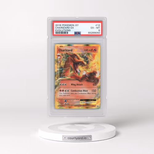 2016 Pokémon XY Evolutions #12 Charizard EX - Holo (PSA 6 EX-MT)