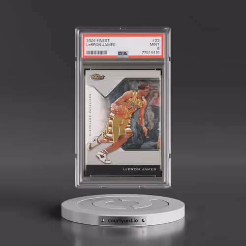 2004 Finest #23 LeBron James (PSA 9 MINT)