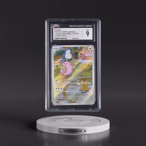 2024 Transformation Mask #113/101 Chansey - Art Rare Holo (CGC 9 MINT)