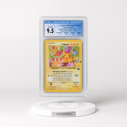 2021 Celebrations - Classic Collection #24 ____'s Pikachu (Birthday Pikachu) - Black Star Promos Hol