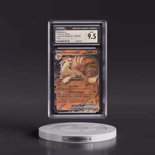 2023 Scarlet & Violet 151 - MEW EN #038/165 Ninetales ex (CGC 9.5 MINT+)