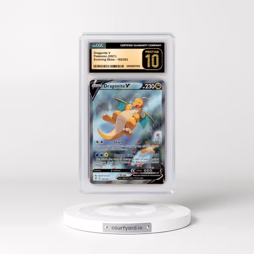 2021 Evolving Skies #192/203 Dragonite V - Holo (CGC 10 PRISTINE)