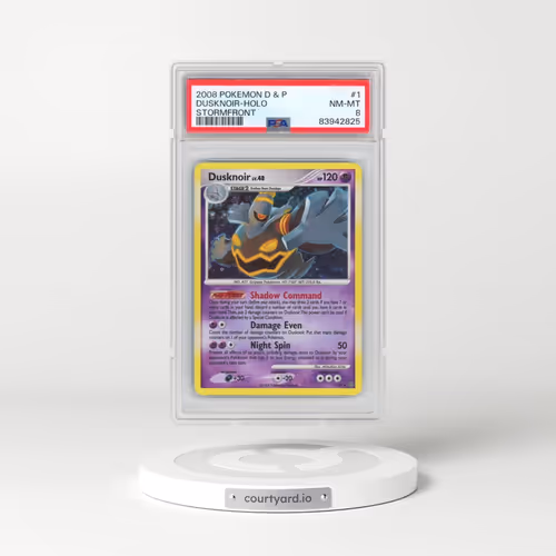 2008 Pokémon Diamond & Pearl Stormfront #1 Dusknoir - Holo (PSA 8 NM-MT)