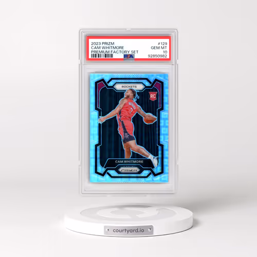 2023 Panini Prizm #129 Cam Whitmore - Premium Factory Set (PSA 10 GEM MINT)