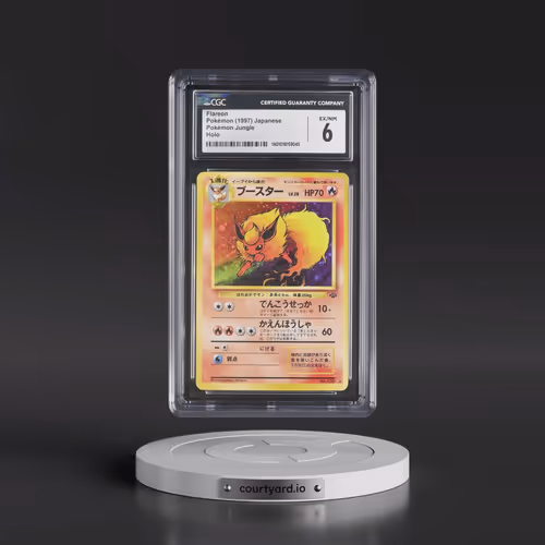 1997 Pokémon Jungle Flareon - Holo (CGC 6 EX-NM)