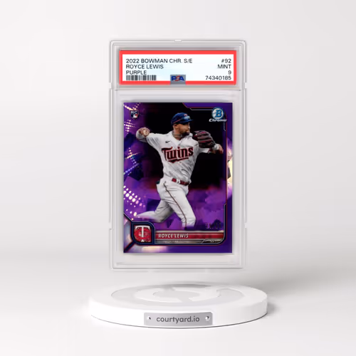 2022 Bowman Chrome Sapphire Edition #92 Royce Lewis - Purple (PSA 9 MINT)