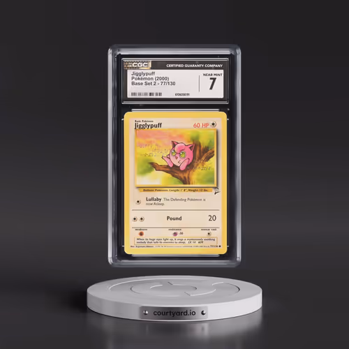 2000 Base Set 2 #77/130 Jigglypuff (CGC 7 NM)