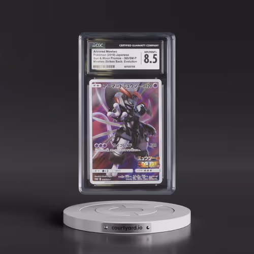 2016 Sun & Moon Promos #365/SM-P Armored Mewtwo - Mewtwo Strikes Back: Evolution (CGC 8.5 NM-MT+)