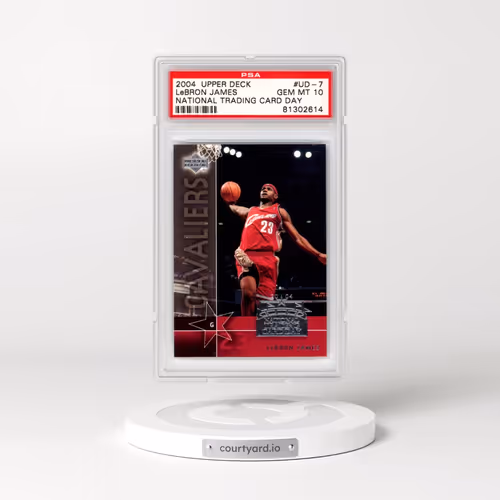 2004 Upper Deck National Trading Card Day #UD-7 LeBron James (PSA 10 GEM MINT)