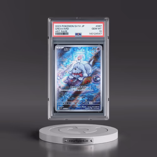 2023 Pokémon Sv1v-Violet EX #087 Greavard - Art Rare (PSA 10 GEM MINT)