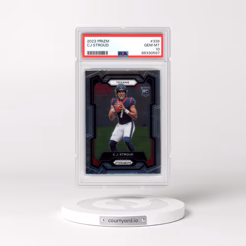 2023 Panini Prizm #339 CJ Stroud (PSA 10 GEM MINT)