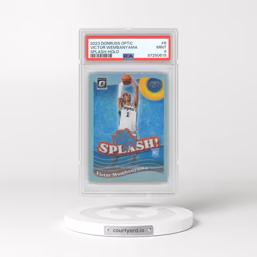 2023 Panini Donruss Optic Splash #6 Victor Wembanyama - Holo (PSA 9 MINT)