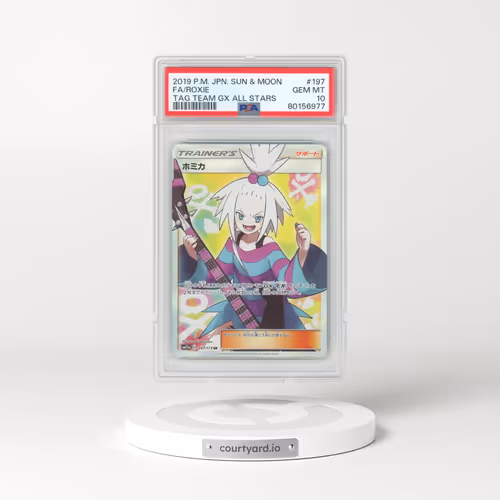 2019 Pokémon Sun & Moon Tag Team GX All Stars #197 Roxie - Full Art (PSA 10 GEM MINT)