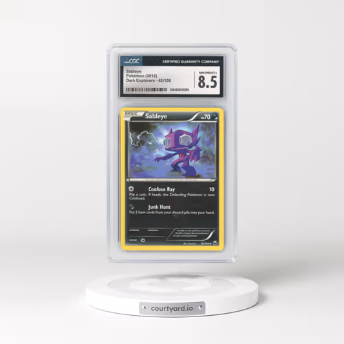2012 Dark Explorers #62/108 Sableye (CGC 8.5 NM-MT+)