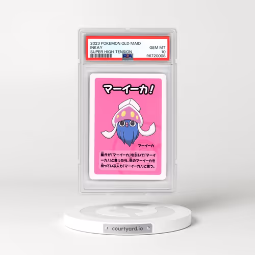 2023 Pokémon Old Maid Super High Tension Inkay (PSA 10 GEM MINT)