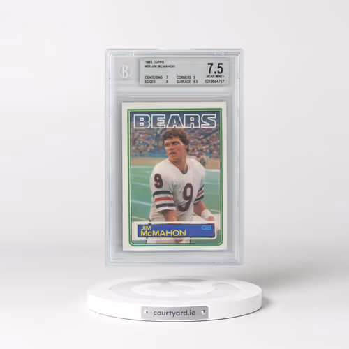 1983 Topps #33 Jim McMahon (BGS 7.5 NM+)