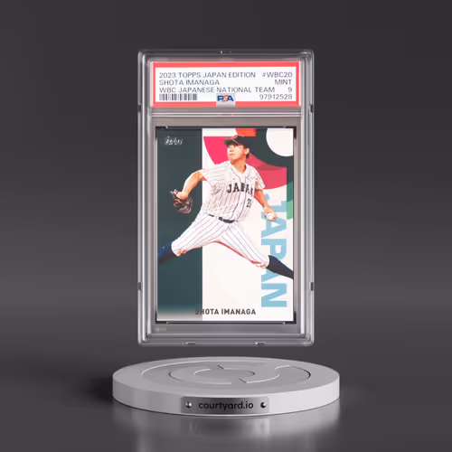 2023 Topps Baseball Japan Edition Wbc Japanese National Team #WBC20 Shota Imanaga (PSA 9 MINT)