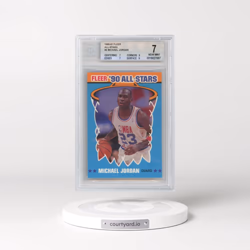 1990 Fleer All-Stars #5 Michael Jordan (BGS 7 NM)