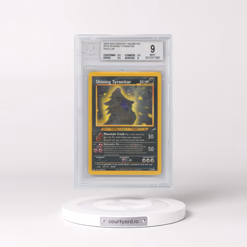2002 Neo Destiny #113 Shining Tyranitar - Holo (BGS 9 MINT)