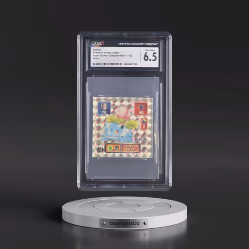 1996 Hyper Sticker Collection Part 1 (1996) #153 Ivysaur - Prism (CGC 6.5 EX-NM+)
