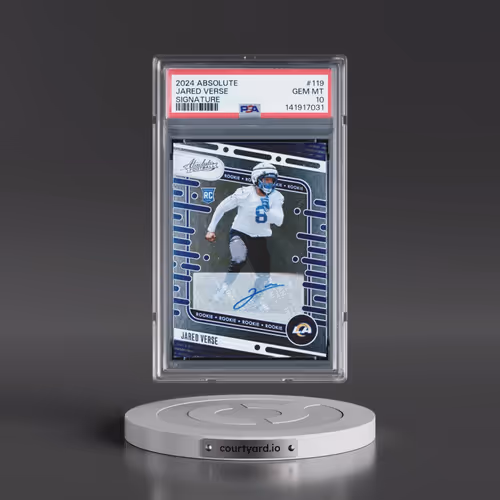 2024 Panini Absolute #119 Jared Verse - Signature (PSA 10 GEM MINT)