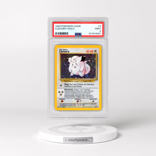1999 Pokémon Game #5 Clefairy - Holo (PSA 9 MINT)