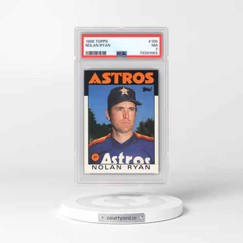 1986 Topps #100 Nolan Ryan (PSA 7 NM)