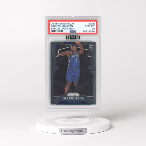 2019 Panini Prizm #248 Zion Williamson - Variation (PSA 10 GEM MINT)