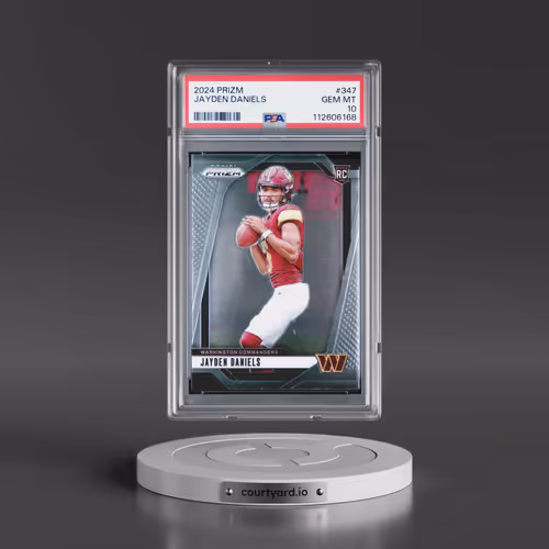 2024 Panini Prizm #347 Jayden Daniels (PSA 10 GEM MINT)