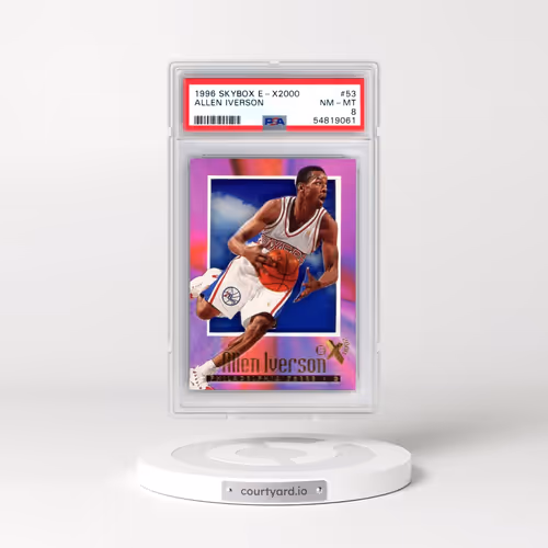 1996 Skybox E-X2000 #53 Allen Iverson (PSA 8 NM-MT)