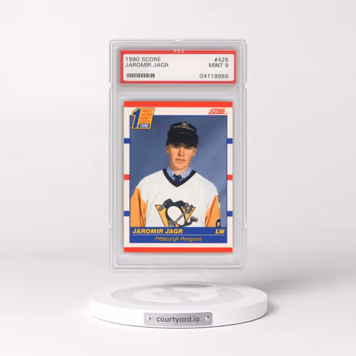 1990 Score #428 Jaromir Jagr (PSA 9 MINT)