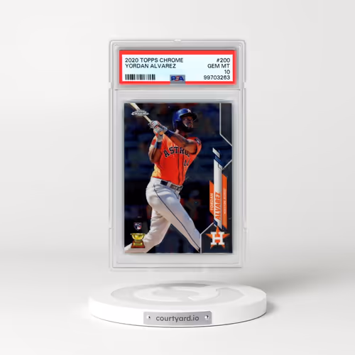 2020 Topps Chrome #200 Yordan Alvarez (PSA 10 GEM MINT)