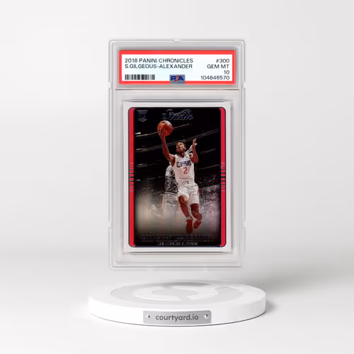 2018 Panini Chronicles #300 Shai Gilgeous-Alexander (PSA 10 GEM MINT)